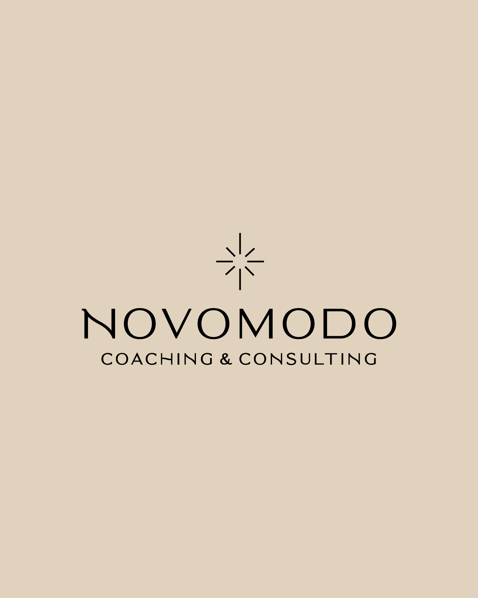 NovoModo Coaching and Consulting Logo and Brand Design NovoModo Coaching and Consulting Logo and Brand Design