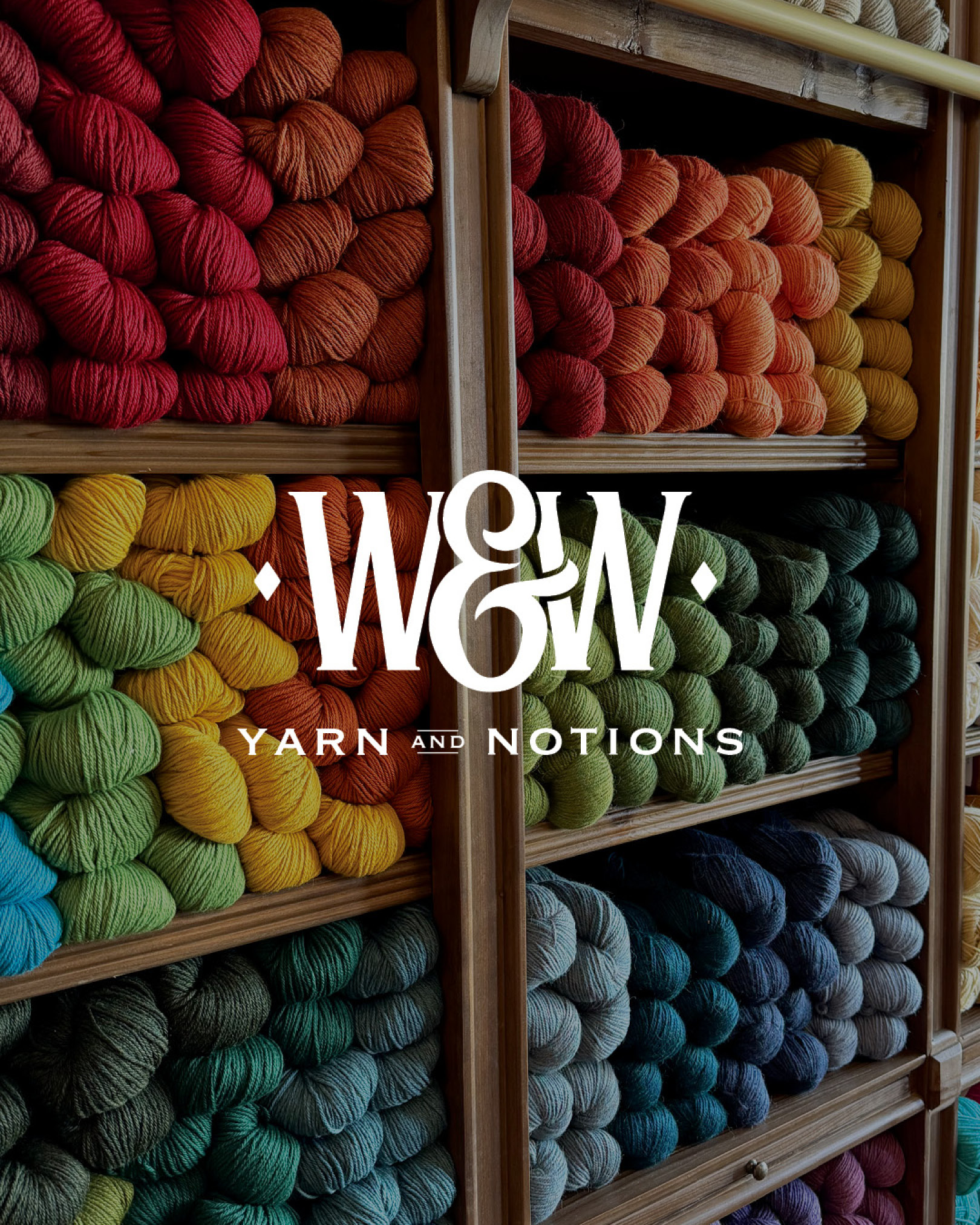 Wool and Whimsy Yarn and Notions Branding Wool and Whimsy Yarn and Notions Branding