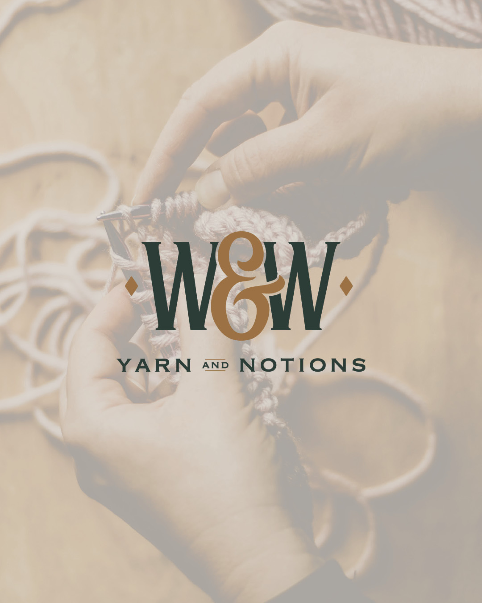 Wool and Whimsy Yarn and Notions Branding Wool and Whimsy Yarn and Notions Branding